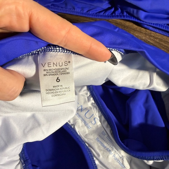 Venus Bikini Top & Swim Skirt Set Blue | NWT | Small / 6 - Picture 6 of 6